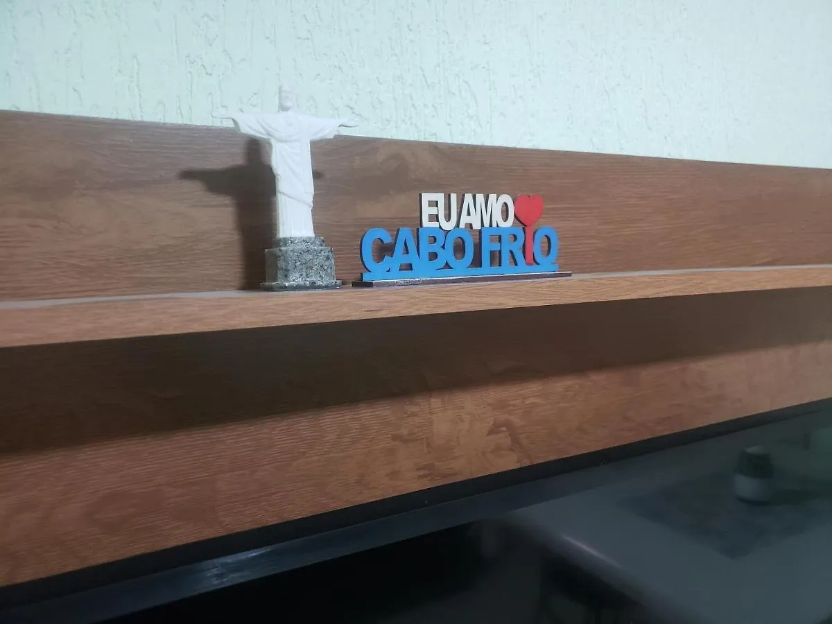 Apto Cabo Frio Rj Mobiliado Ha 170 Metros Da Praia Do Forte Com Wi-Fi E Garagem Coberta